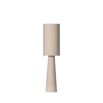 Woood L&aacute;mpara de pie de tela bouclette H90cm - Beige