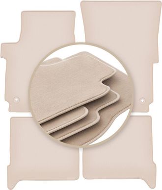 OEM Alfombrillas Premium Beige Para: Volkswagen Amarok Pickup 2010