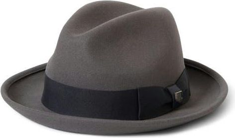 Brixton Gray Wool Fedora Hat Size Small 56cm Wide Brim Rancher Style Unisex Swindle Convertabrim Fedora in Grey/Grey – Brixton main image 2