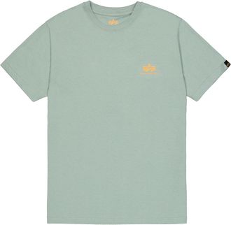 Alpha Industries T-Shirt ALPHA INDUSTRIES Basic T-Shirt SL, Herren, Gr. XXL, frost gr&uuml;n, Obermaterial: 100% Baumwolle, Shirts T-Shirt