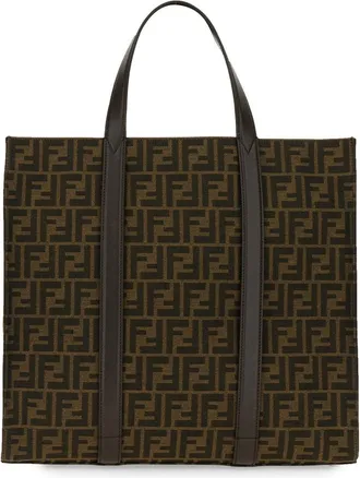 Fendi Borsa In Tessuto Jacquard-Uomo