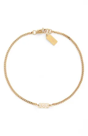 Set & Stones Angel Numbers Bracelet in Gold/333 at Nordstrom