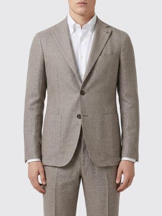 Tagliatore Blazer monopetto Tagliatore in misto lino e cotone