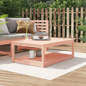 vidaXL Mesa De Jard&iacute;n Madera Maciza Abeto De Douglas 121x82,5x45 Cm Vidaxl
