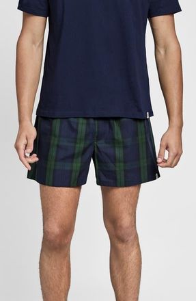 Sleepy Jones Gus Boxer in Blackwatch at Nordstrom, Size Xx-Small
