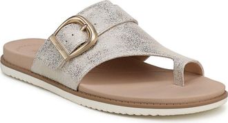 Dr. Scholls So Clever Slide Sandal in Light Gold Faux Leather at Nordstrom Rack, Size 9.5