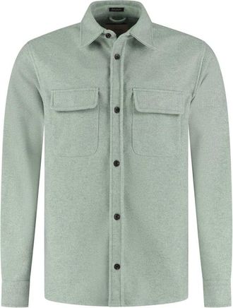 Dstrezzed Ulrik Overshirt Stijlvol Herenshirt - Heren - Zomerjassen - Groen - S - Jassen