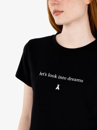 Patrizia Pepe T-Shirt lets look into dreams nero