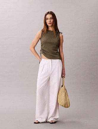 Calvin Klein Textured Knit Sleeveless Top