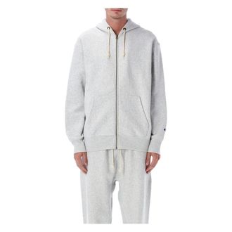 Champion Zip-throughs, male, Gray, Size: XL Full Zip Hoodie