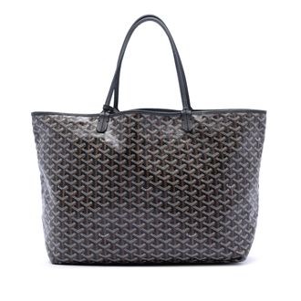 Goyard Pre-owned Womens Goyardine Saint Louis Gm - Black Textile - One Size