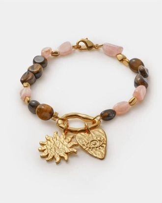 Katie Loxton Womens Sunset Solesi Waterproof Bracelet In Gold