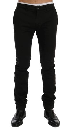 Gianfranco Ferre Cotton Stretch Chinos Mens Pants