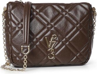 V&deg; 73 Diaspro Gewatteerde Crossbodytas - Dames - Tassen - Bruin - Maat: ONE Size Zijde