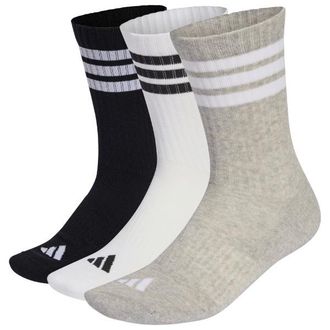 adidas 3-Stripes Essential Concept Crew 3-Pack Multifunktionssocken f&uuml;r Herren | grau