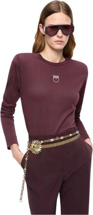 Pinko Mujer, Camisetas, Rojo, Talla: M