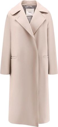 Hev&ograve; Trench doppiopetto Adelfia - - Coats - Donna - Beige - M