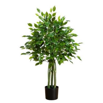Nearly Natural 3.5-ft UV Resistant Artificial Ficus Tree in Green at Nordstrom