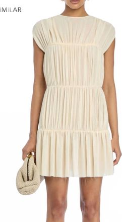 SER.O.YA Thalia Dress In Eggshell