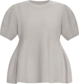 Lisa Yang Mella Cashmere Top - Dames - Cashmere truien - Grijs - S - Kasjmier - Truien & Vesten