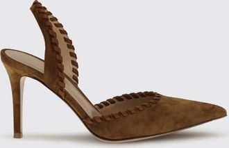 Gianvito Rossi Ballerina Gianvito Rossi in camoscio