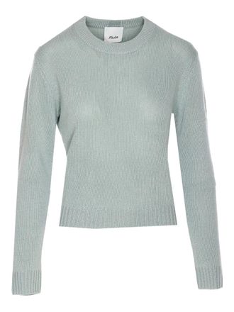 Allude crew-neck cashmere sweater - women - Cashmere - M - Blue