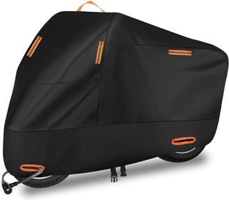 OEM Housse De Moto - Polyester 210d Impermeable - Protection Uv Et Reflechissante - Pour Ext&eacute;rieur Garage Stockage - 1 Piece