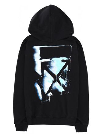 Off-white Logo-Print Cotton Sweatshirt - Black