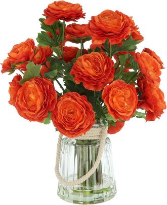 Creative Displays Inc. Handmade Fall Hydrangea & Heather Arrangement In Decorative Vase