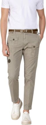 Mason's George Coolpocket Cargo Broek - Heren - Slim Fit Broeken - Groen - M - Katoen - Broeken