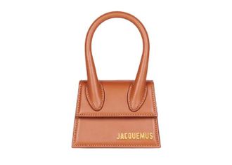 Jacquemus Le Chiquito Mini Leather Brown Calfskin Handbag (Pre-Owned)