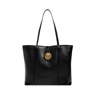Versace Dames, Tassen, Zwart, Maat: ONE Size Leer