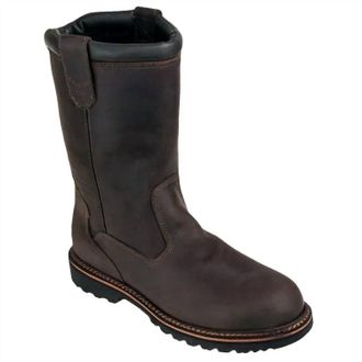 Thorogood Mens V-Series Wellington Safety Toe Boots In Brown