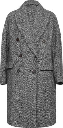 Brunello Cucinelli Jassen, Dames, Zwart, M, Wol, Mg 5709954 C003 Jas