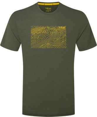 RAB Syncrino Ridge Tee Merinoshirt f&uuml;r Herren | oliv