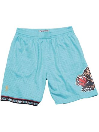 Mitchell & Ness Vancouver Grizzlies 1996 Fadeaway swingman shorts - Blauw