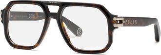 Philipp Plein Havana Brillen Monturen Zonnebril - unisex - Brillen - Bruin - 57 MM - Accessoires