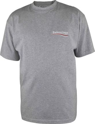 Balenciaga T-shirt met ruime pasvorm Grijs
