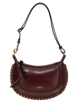 Isabel Marant Oskan Moon Shoulder Bag - Burgundy