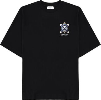 Off-white Black Interconnected Emblem Graphic Cotton T-Shirt
