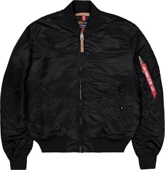 Alpha Industries Stijlvolle Bomberjack met Moderne Functionaliteit - Heren - Bomber jackets - Zwart - L - Jassen