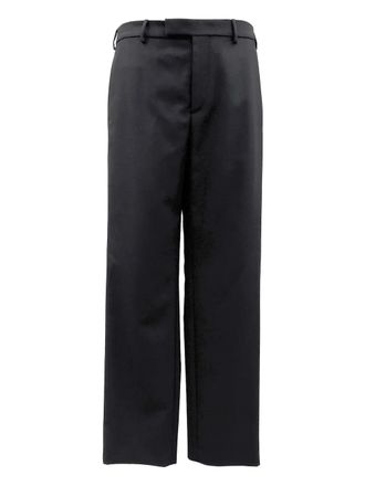 Rier belt loops-detail trousers - Black