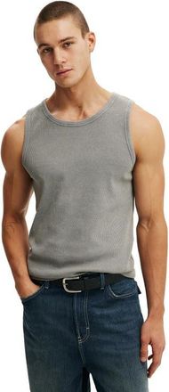 Cotton On Mens Rib Tank in Slate Stone Wash at Nordstrom, Size X-Small