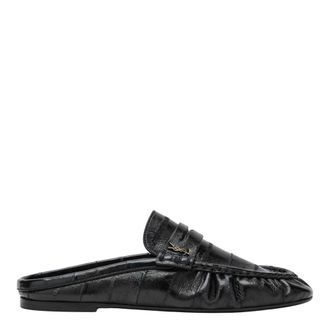 Saint Laurent Mules, female, Blue, Size: 10 US Le Loafer Mules