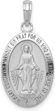 Diamond2Deal 10k Gold Miraculous Medal Pendant
