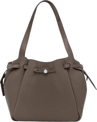 Tory Burch Romy Tote - Dames - Shoppers - Grijs - ONE Size - Leer - Tassen