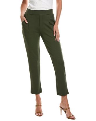T Tahari Pocket Knit Ponte Ankle Trouser