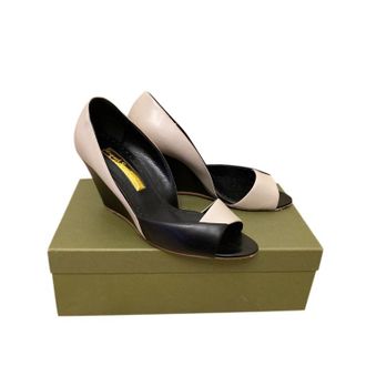 Rupert Sanderson Bi-Colour Wedge Pumps Size 40
