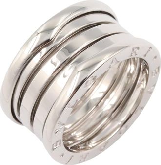 Bulgari White Gold White Gold (18K) Band Ring (Pre-Owned)
