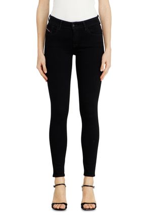Diesel Skinny Jeans Regular Waist 2017 Slandy - Jeans - Woman - Black